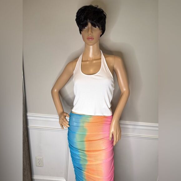 NWT Express Ribbed halter top - Picture 1 of 5